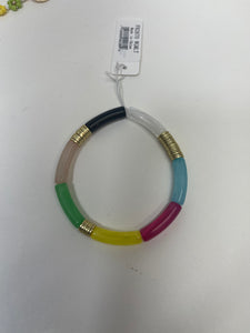 Color Block Acrylic Bracelets