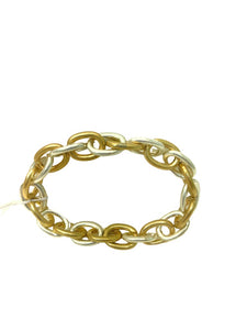 Gold and Silver Chain Bracelet