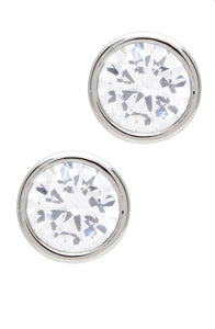 Round Crystal Studs