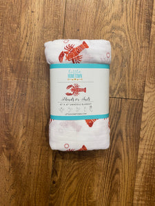 Crawfish Tails Swaddle Blanket