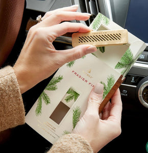 Thymes Frasier Fir Aromatic Car Diffuser and Kit