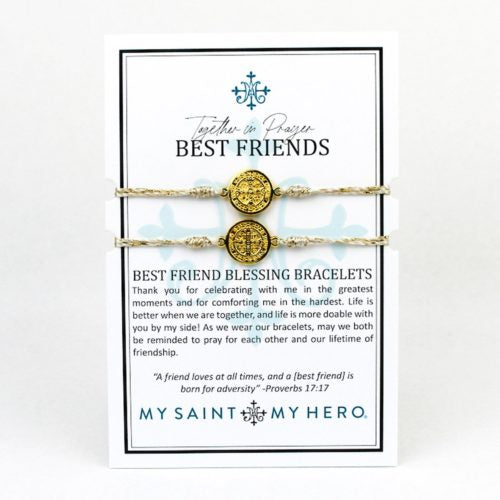My Saint My Hero Best Friends Bracelet Set