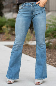 Ashley Mid-Rise Flare Jeans
