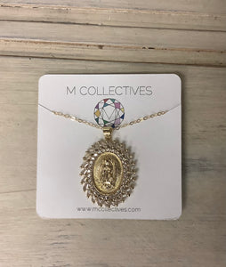 M Collectives Large (Short Chain) Mary Necklace (MC26)