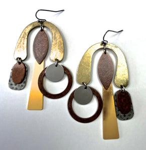 Mixed Metal Earrings