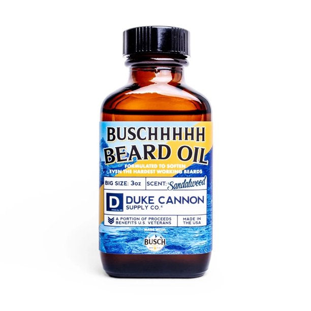 Duke Cannon’s Busch Beard Oil