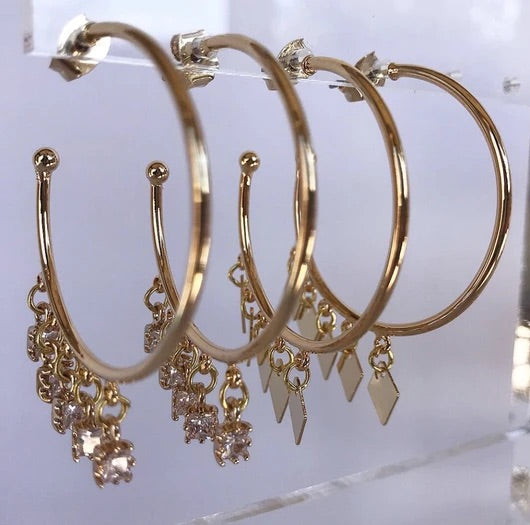 M Collective Dazzle Hoops