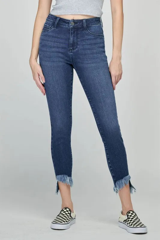 Cello Mid Rise Skinny Jeans