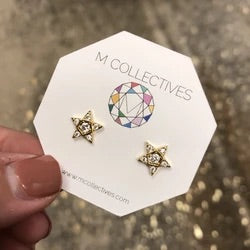 M Collective Star Studs