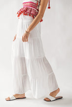 Load image into Gallery viewer, Smocked Tiered Long Skirt